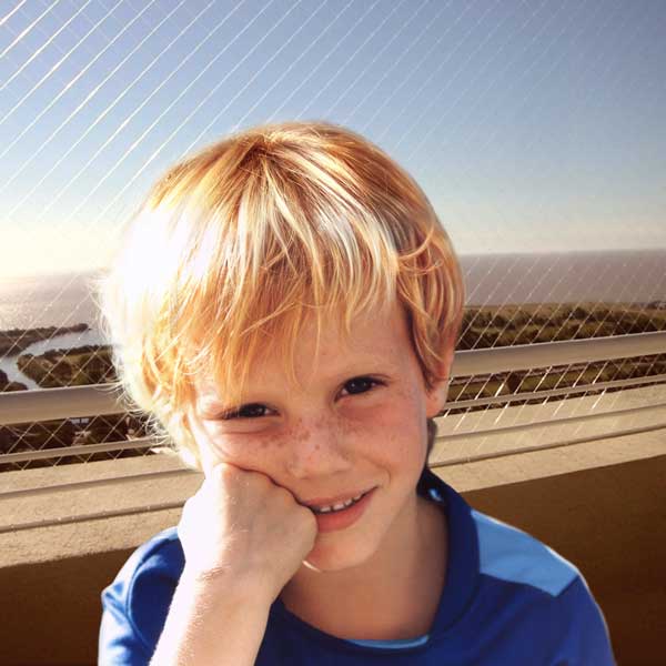 Safety Net protects children from falling out