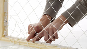 Kids Protective Net Installation.